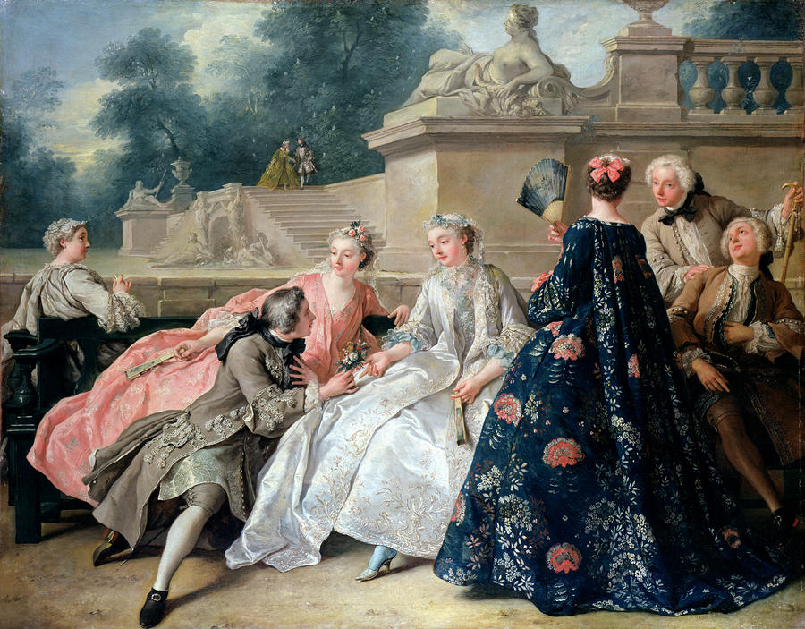 Jean-François de Troy, La dichiarazione d'amore, 1731, Brandeburgo